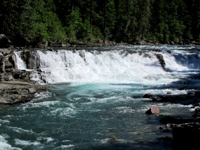 Flathead River at Glacier NP in MT photo