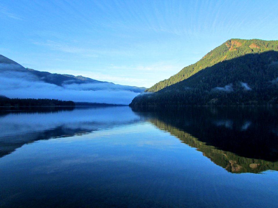 Lake Crescent at Olympic NP in WA
