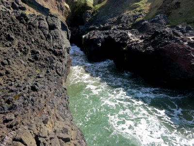 Cook's Chasm at Cape Perpetua in Oregon
