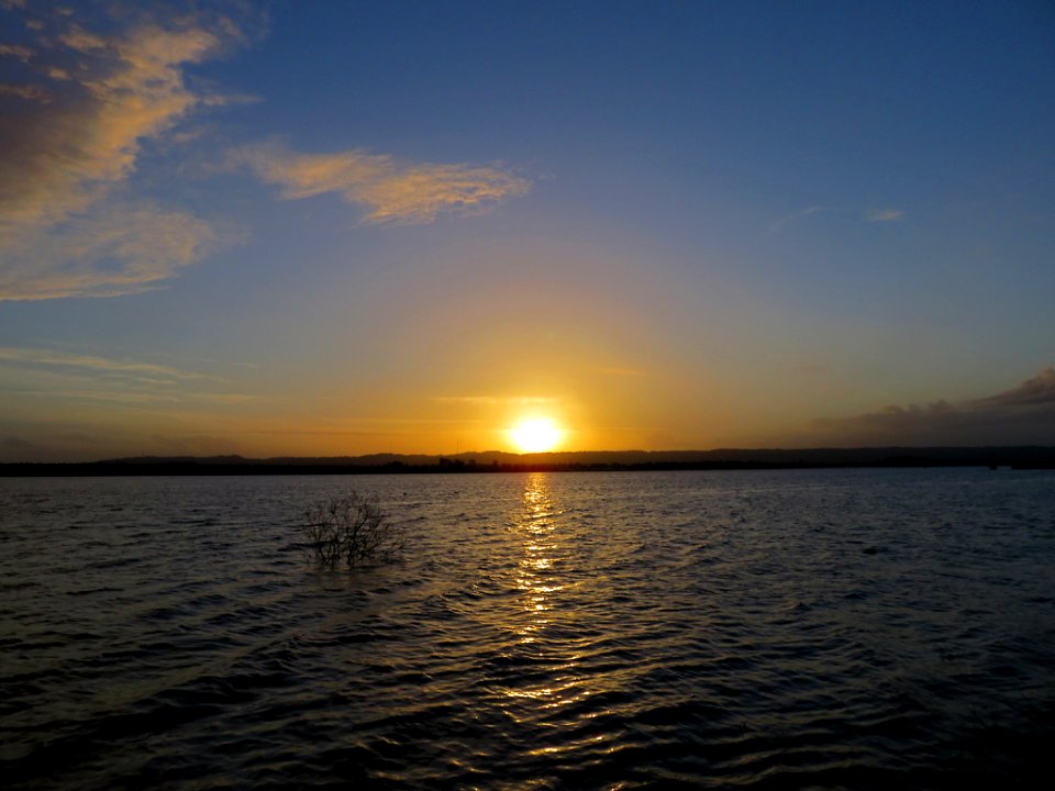Sunset at Columbia River in Vancouver, WA