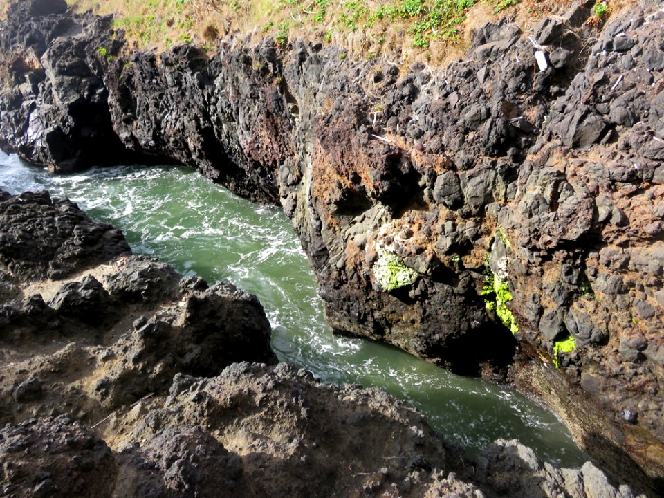 Devil's Churn at Cape Perpetua in Oregon