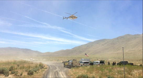 BLM Heli 553 Sling Training, Eagle Lake Field Office
