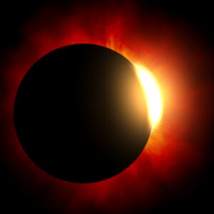 Astronomy solar eclipse photo