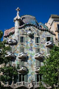 Architecture gaudí houses photo