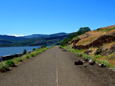 Old Hwy 8 on Labyrinth-Coyote Wall Trail in WA