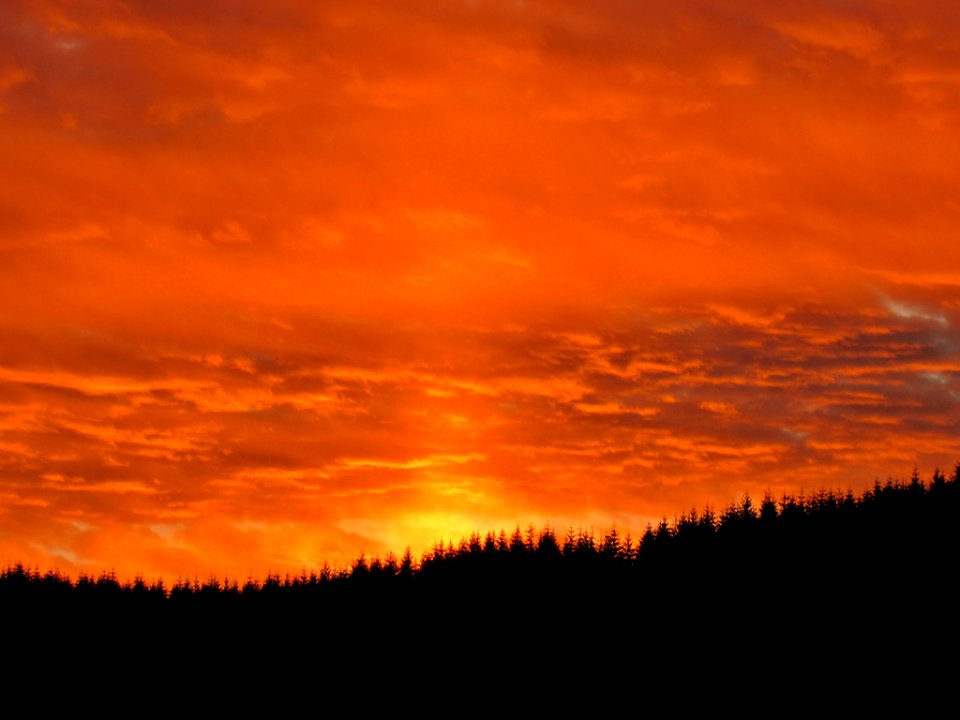 Sunrise at Mt. St. Helens NM in WA