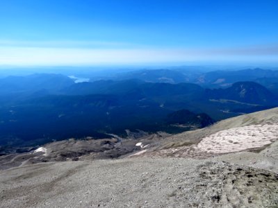 Mt. St. Helens Summit Trail in WA photo