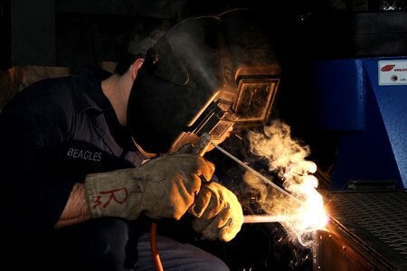 Welder industry metal photo