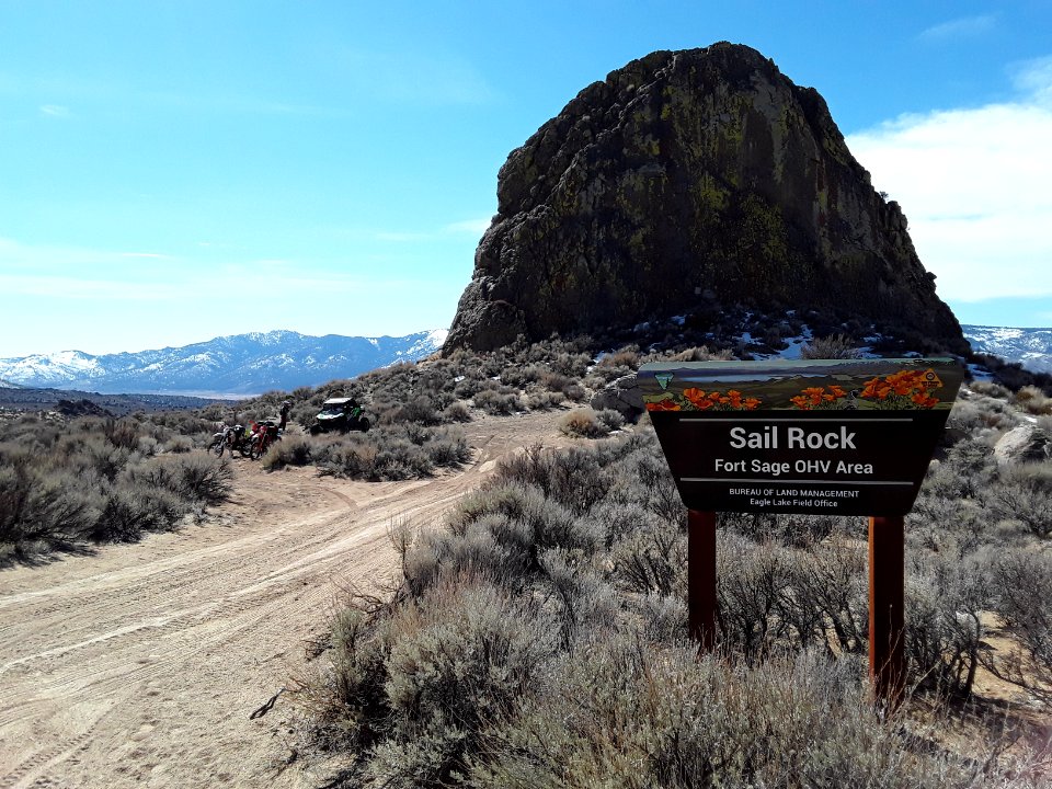 Sail Rock at Fort Sage