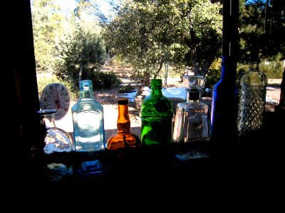 Bottles on Window Sill