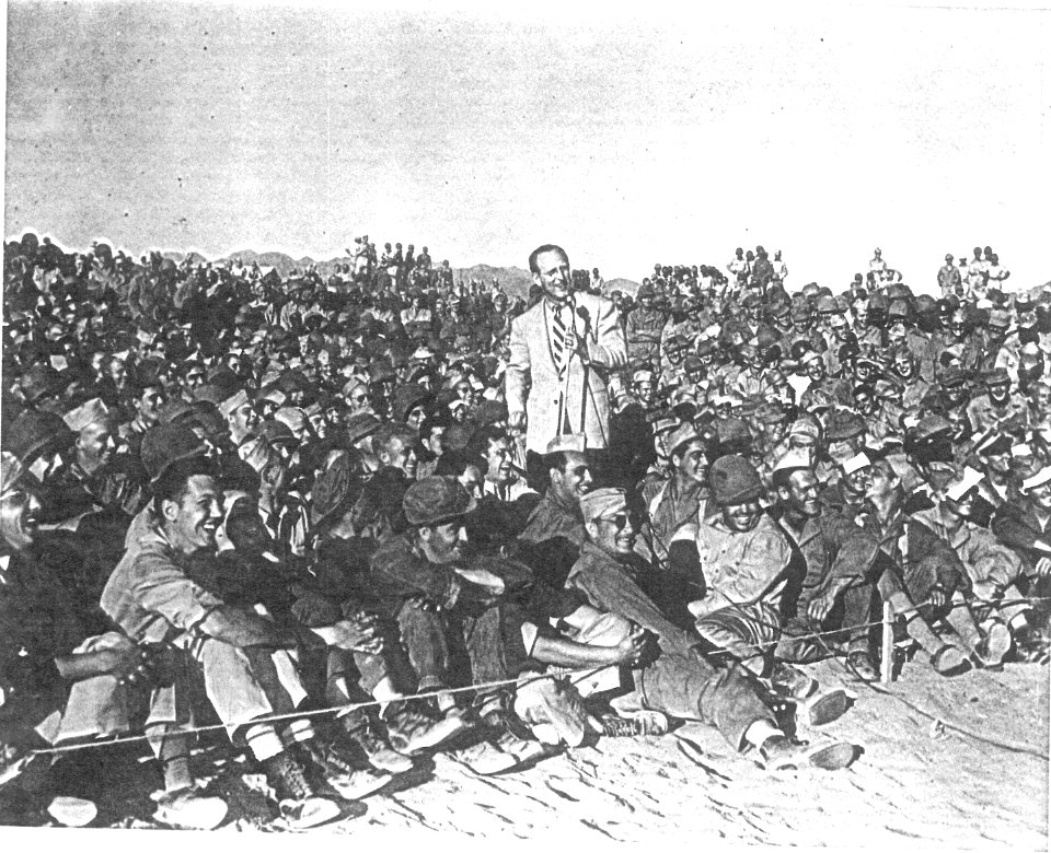 Entertainers come to Camp Iron Mountain