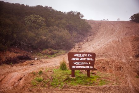 Walker Ridge - Indian Valley Direction Sign