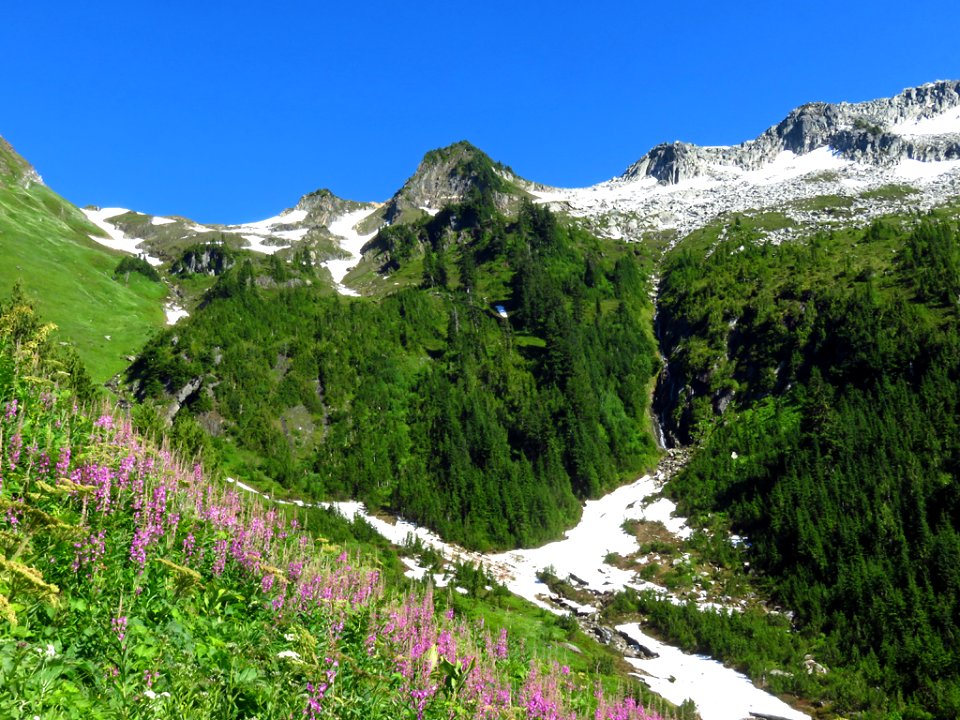 Hidden Lake Trail at North Cascades NP in WA