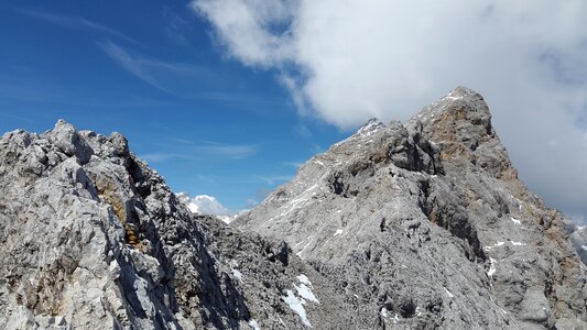 Zugspitze massif mountains alpine photo