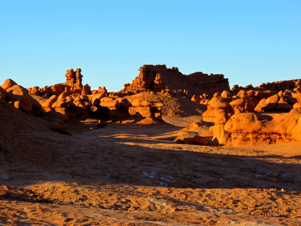 Sunset at Goblin Valley SP in UT
