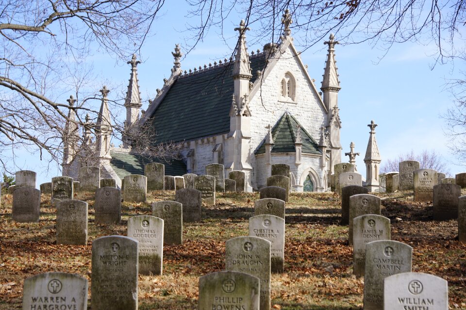 Grave memorial death photo