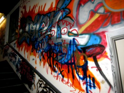 Stairway Graffiti Art