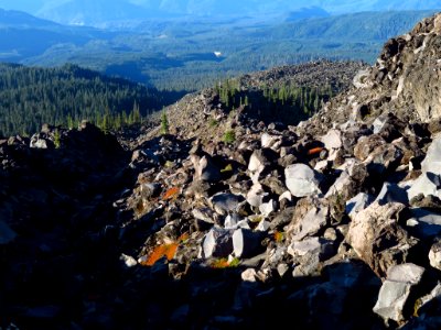 Mt. St. Helens Summit Trail in WA photo