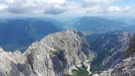 Zugspitze massif mountains alpine photo