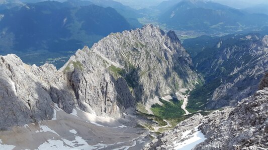 Zugspitze massif mountains alpine