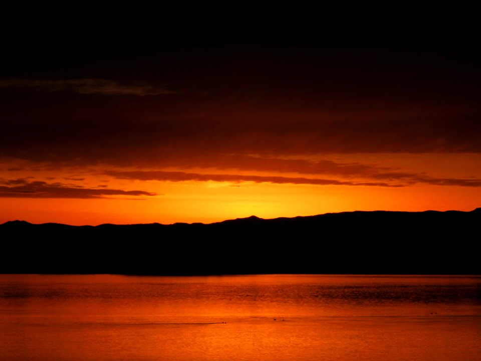 Sunrise at Columbia River in Vancouver, WA