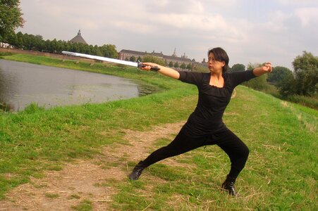 Exercise women sword