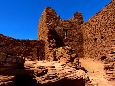Wukoki Pueblo Ruin at Wupatki NM in AZ