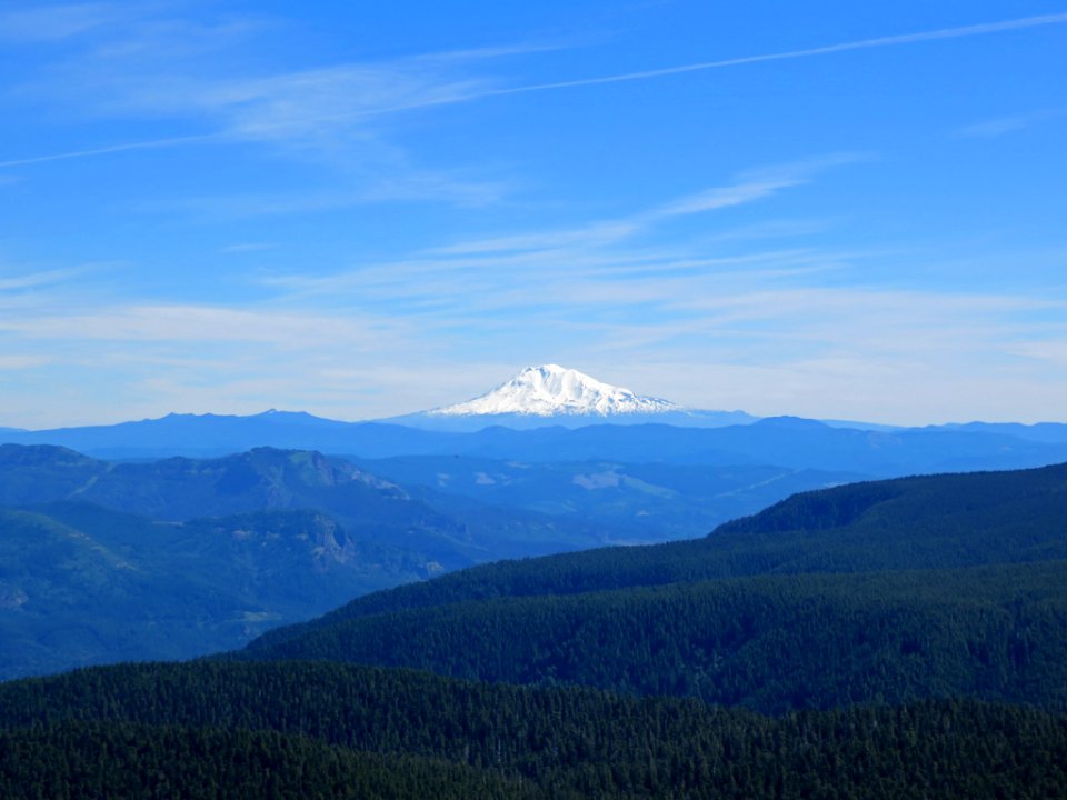 Mt. Adams from Larch Mountain in Oregon