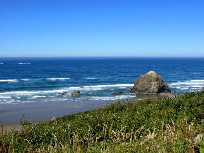 Cannon Beach at Pacific Coast in OR