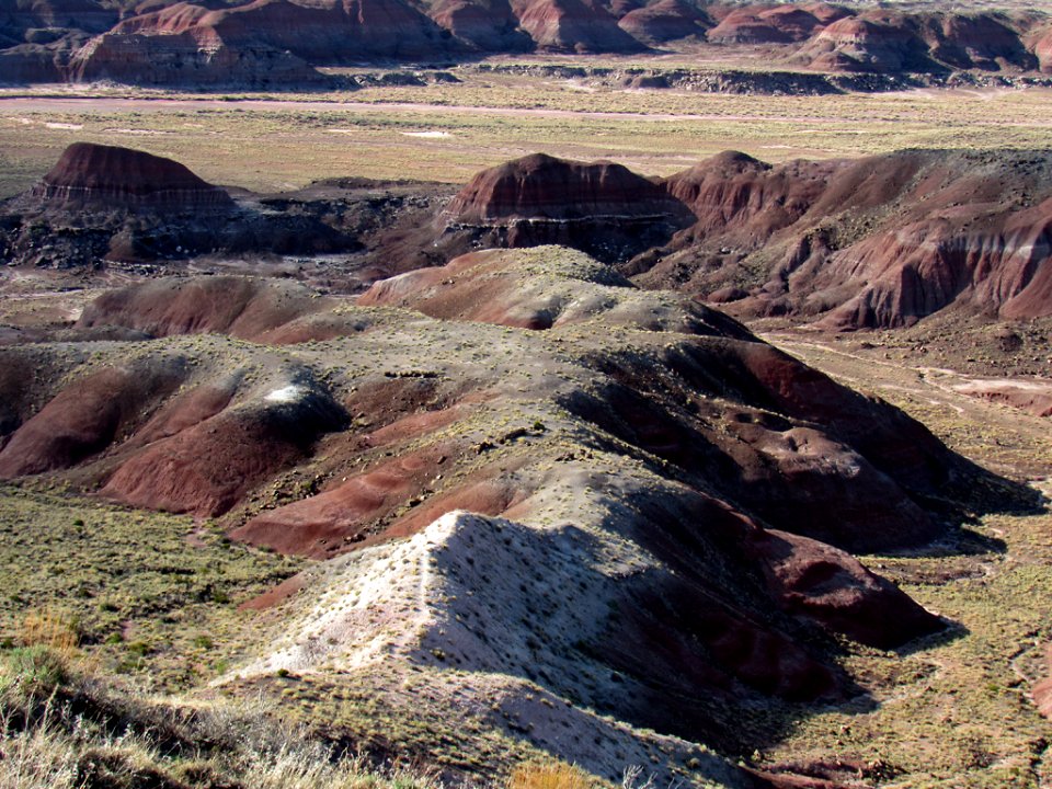 Painted Desert at Petrified Forest NP in Arizona photo