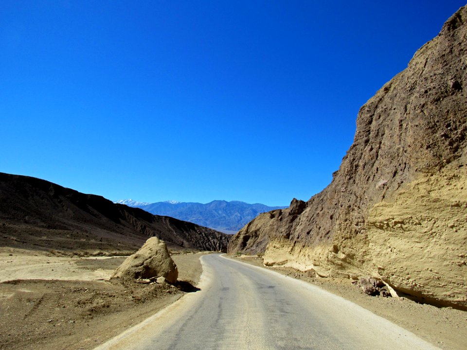 Artist's Drive at Death Valley NP in CA