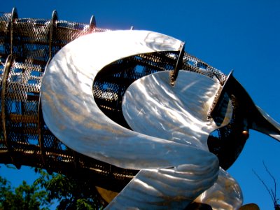 Princeton Metal Tiger Sculpture