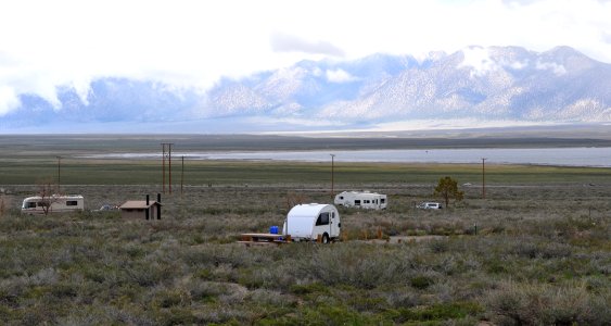 Campground in Eastern Sierra