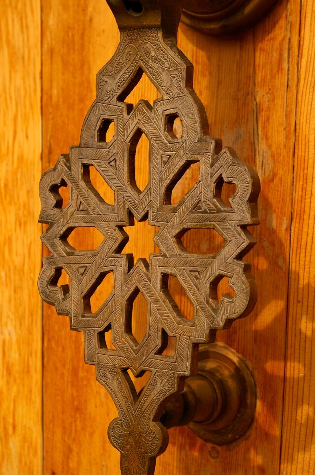 Input door wrought iron