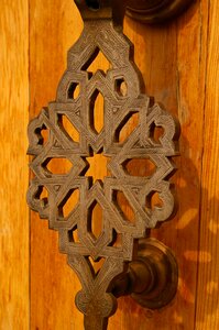 Input door wrought iron