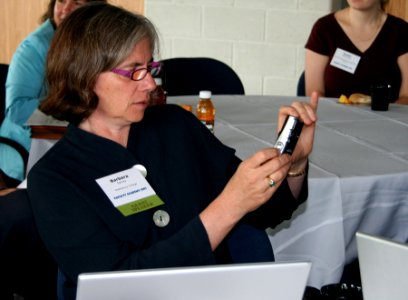Checking Out the Photo
