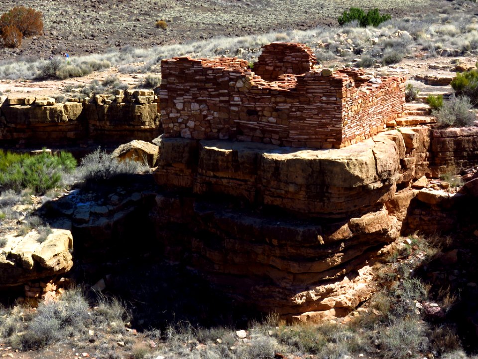 Lomaki Pueblo Ruin at Wupatki NM in AZ