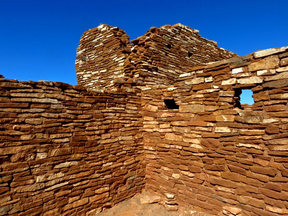 Lomaki Pueblo Ruin at Wupatki NM in AZ