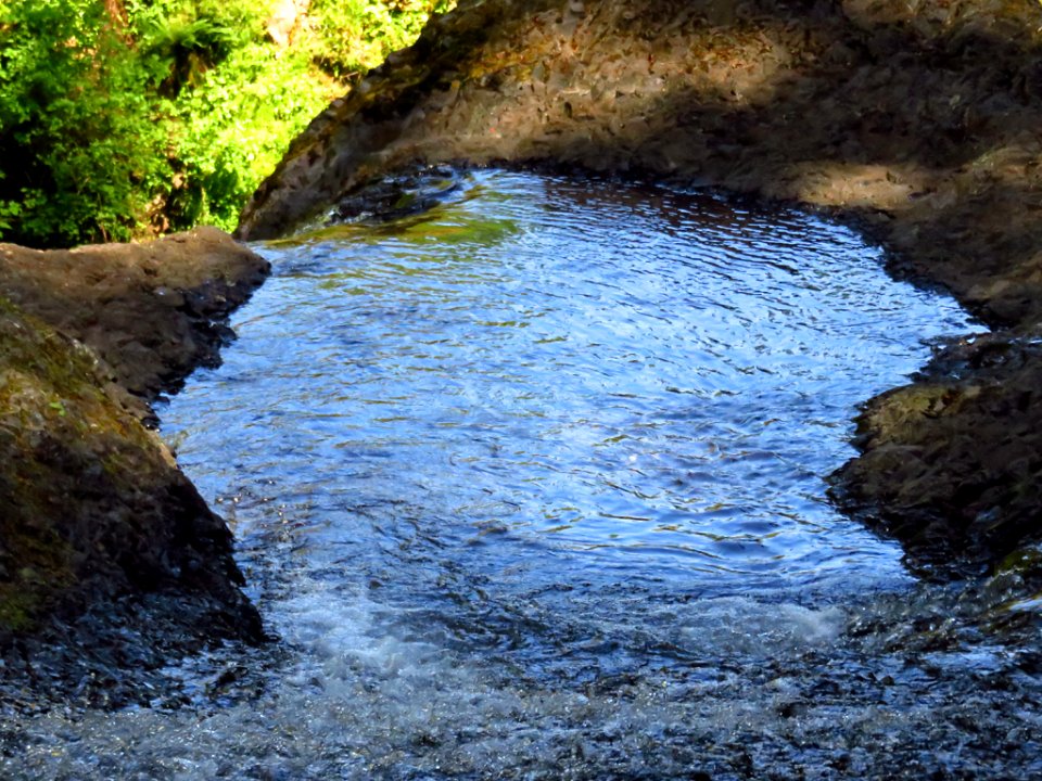 Oneonta Creek at Columbia River Gorge in Oregon