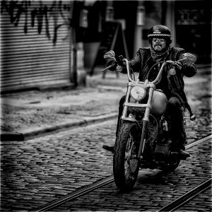 Old School Biker photo