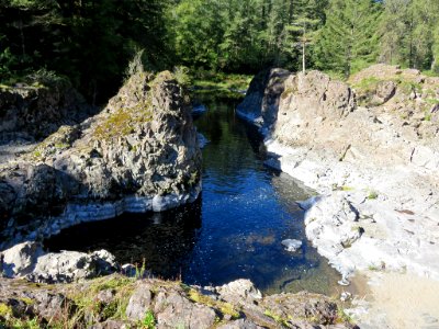 Lucia Falls Park at Lewis River in WA