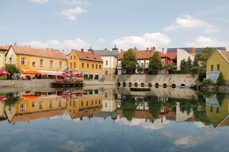 Lake houses water