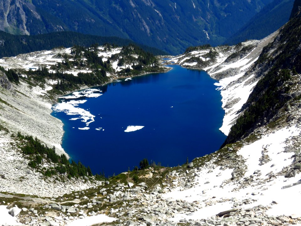 Hidden Lake at North Cascades NP in WA