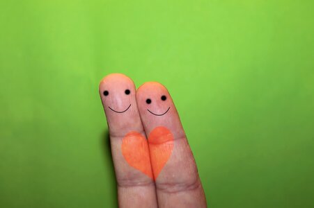 Love emotion smile