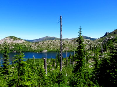 Panhandle Lake at Mt. Margaret Backcountry in WA