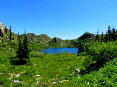 Panhandle Lake at Mt. Margaret Backcountry in WA