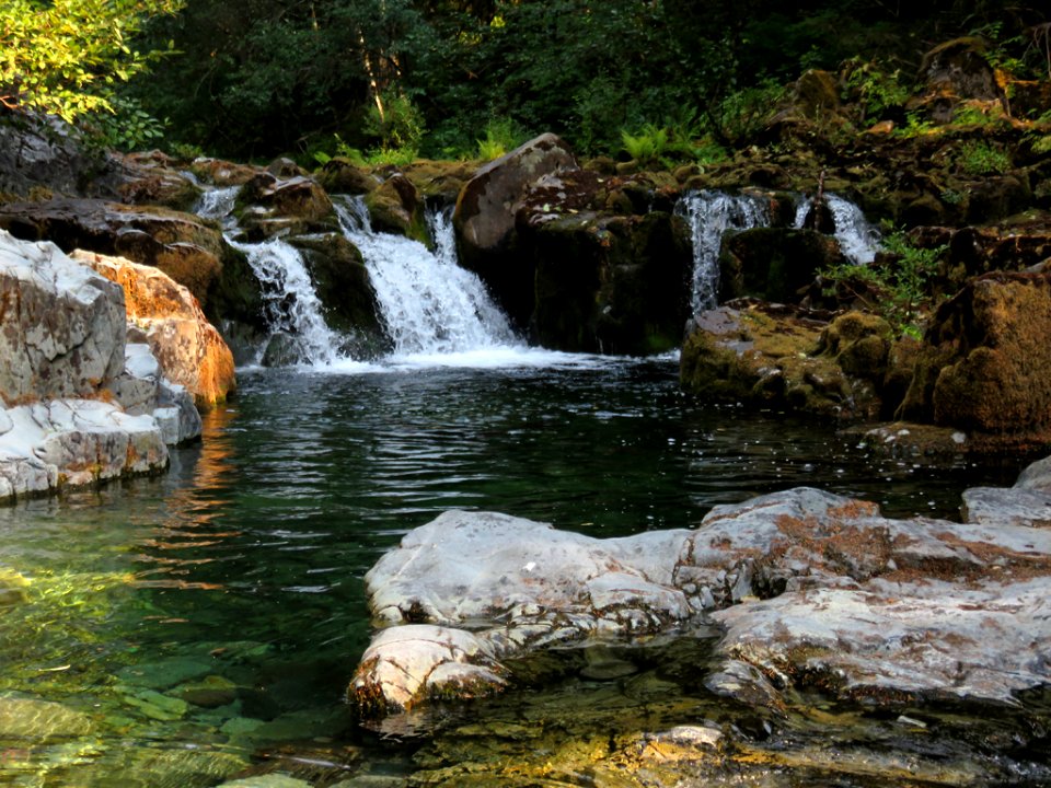 Santiam River at Opal Creek Wilderness in Oregon