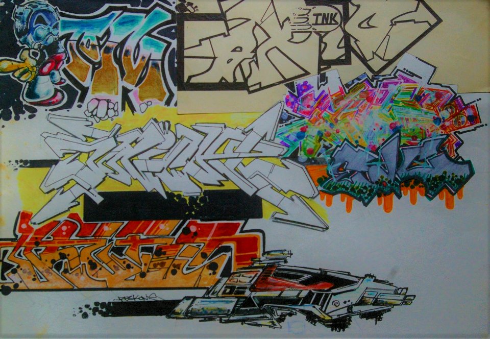 graffiti sketchbook by Decone