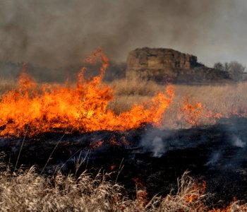 Pompeys Pillar National Monument Prescribed Fire photo