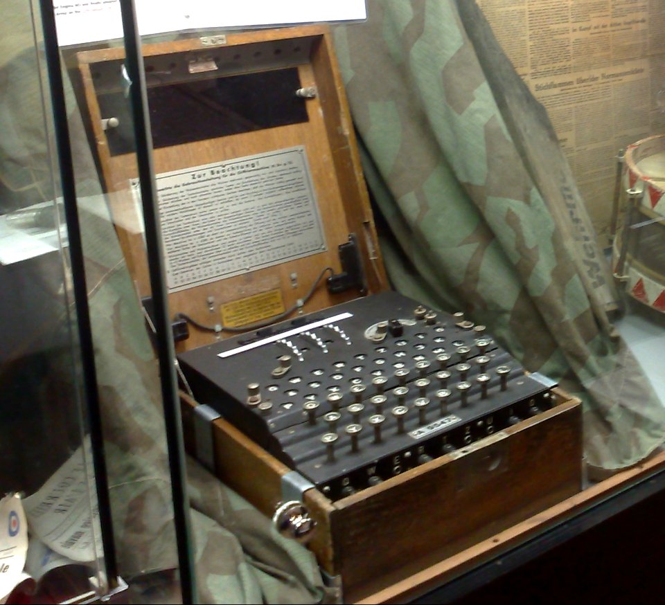 Enigma Machine , Omaha Beach Museum , Colleville-sur-Mer, Normandy , France